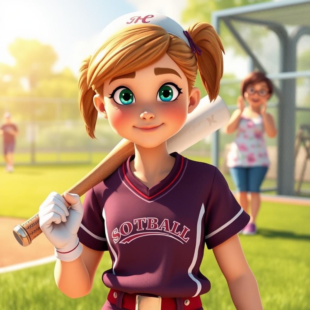The Softball Star's Journey