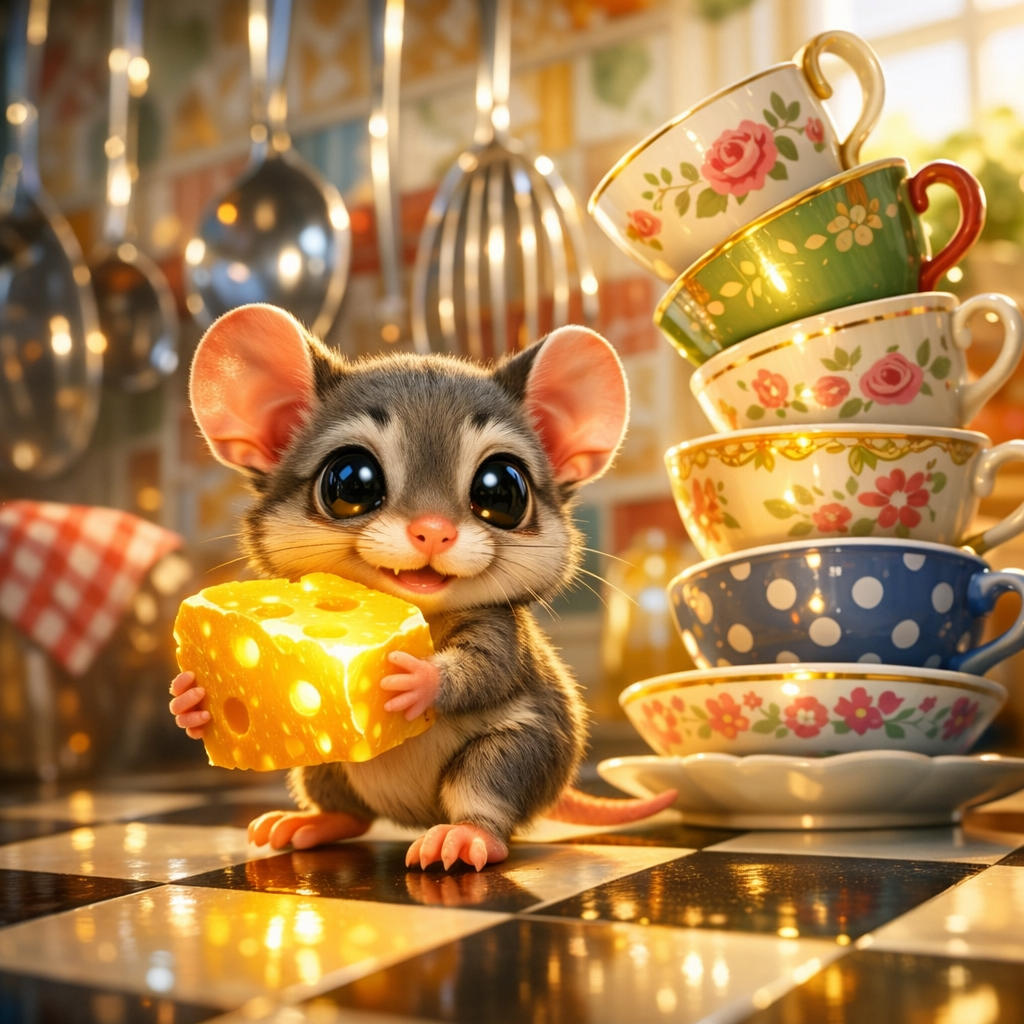 Cheese Chase: A Cartoon Kitchen Comedy