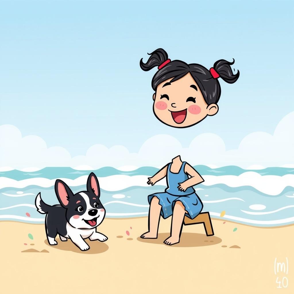Olivia and Maxi's Beach Adventure