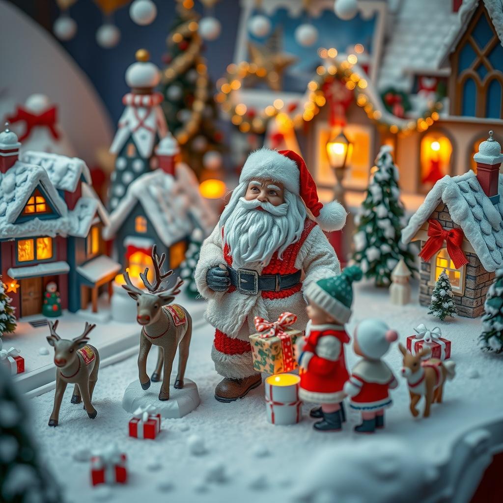 Santa's Arrival in Town