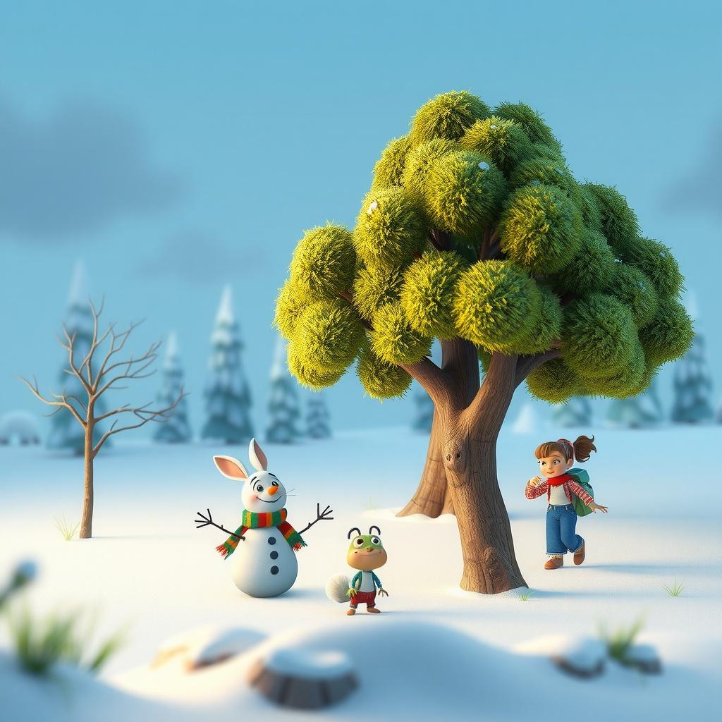 The Lonely Tree's Winter Tale cover image