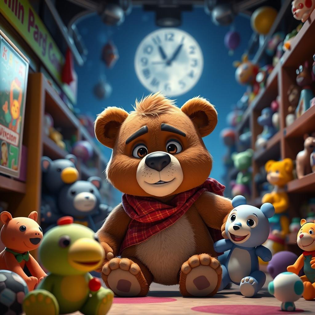 The Teddy Bear's Midnight Adventure