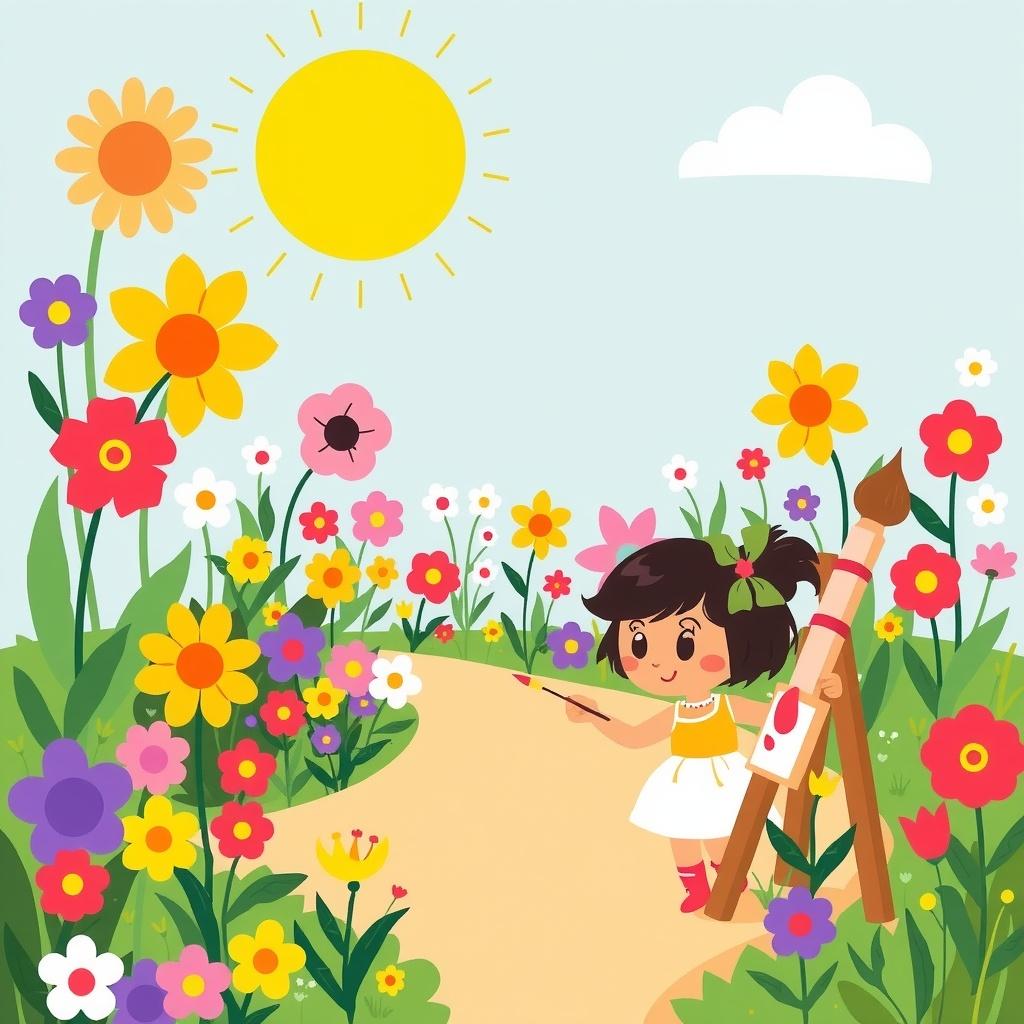 The Magic Paintbrush Garden