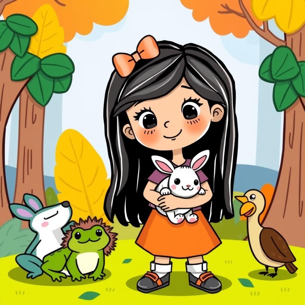 The Little Girl and the Lost Bunny
