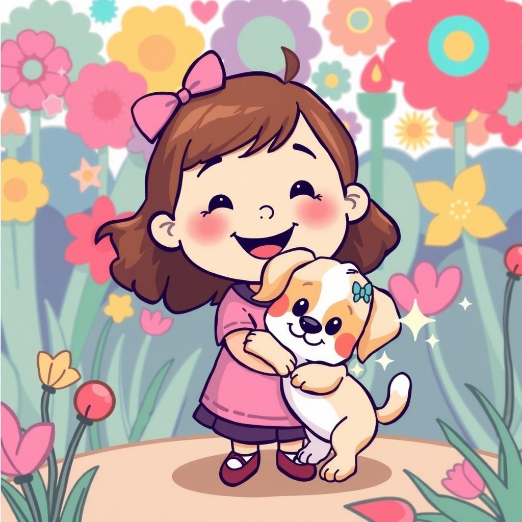 The Girl and the Magical Puppy