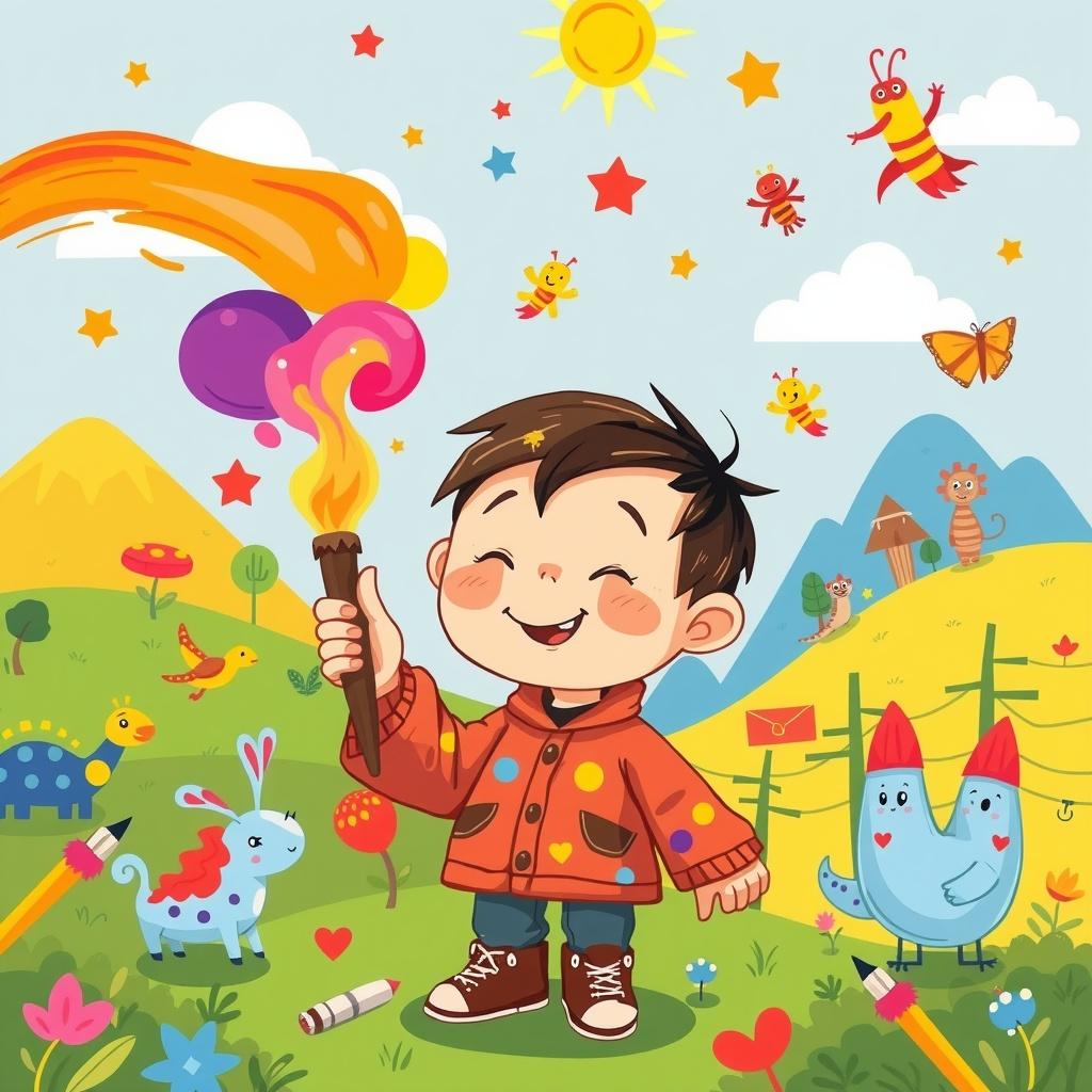 Kenzo and the Talking Paintbrush