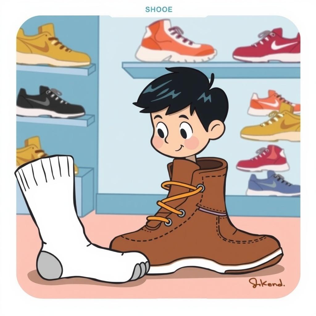 The Boy and His Shoes