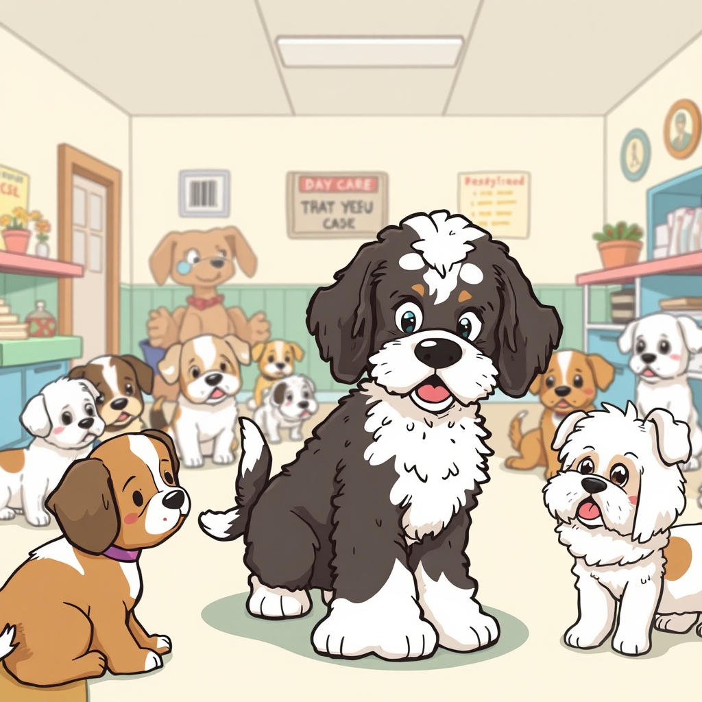 Luna's First Day at Daycare