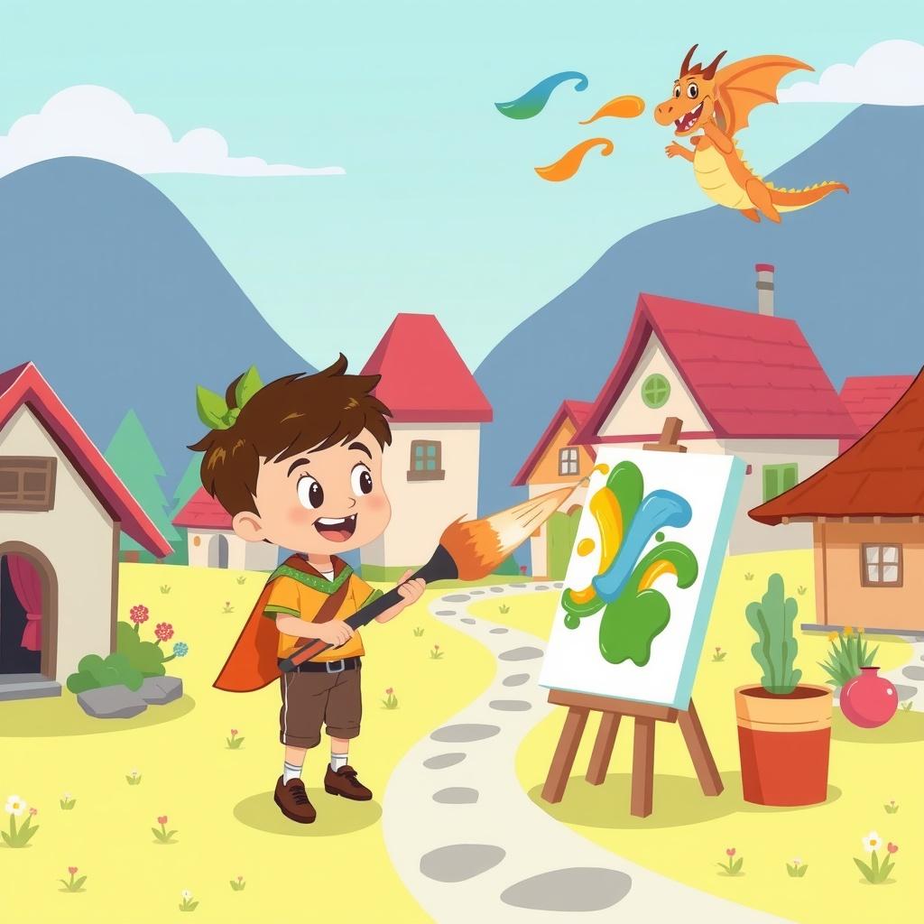 Tommy and the Magic Paintbrush
