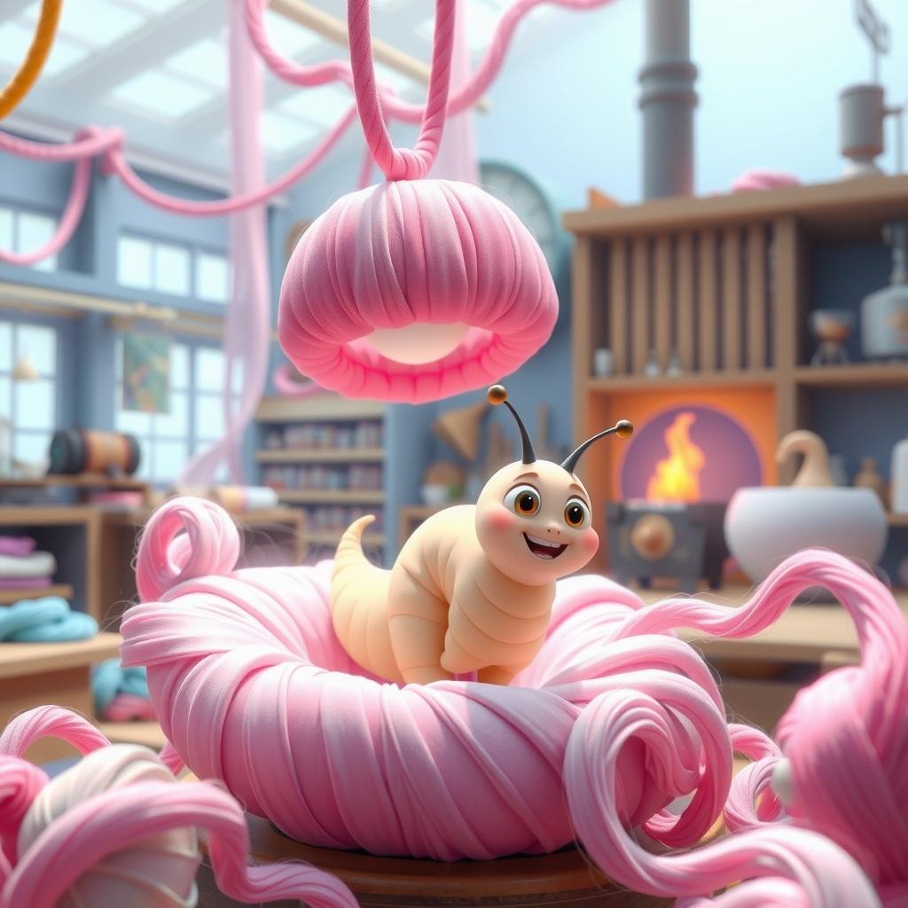 The Silkworm and the Silk Factory