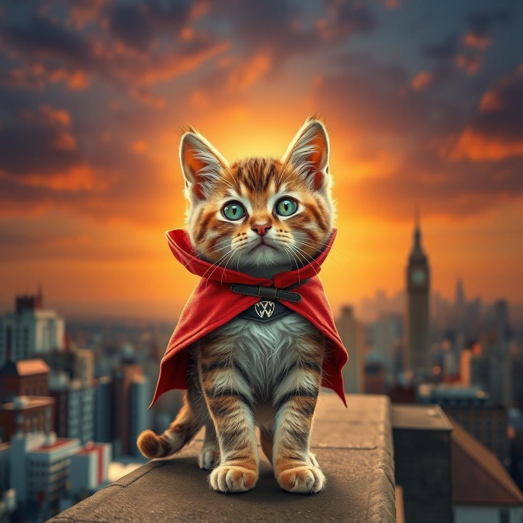 The Heroic Little Cat