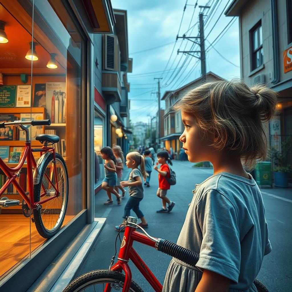 The Shiny Red Bicycle