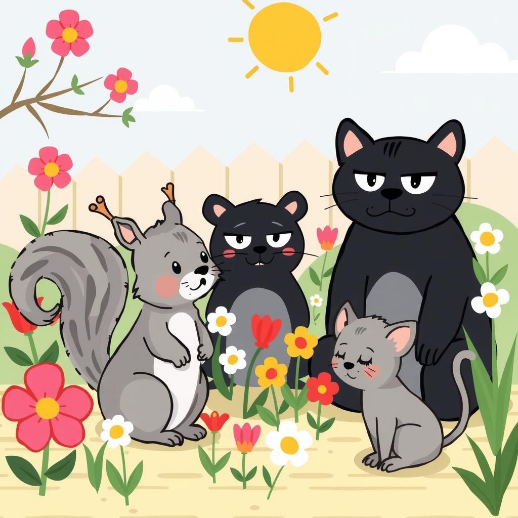 The Stumpy-Tailed Squirrel's Adventure