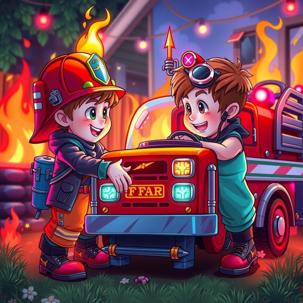 The Adventures of Rhett and Maverick: Firefighter Brothers