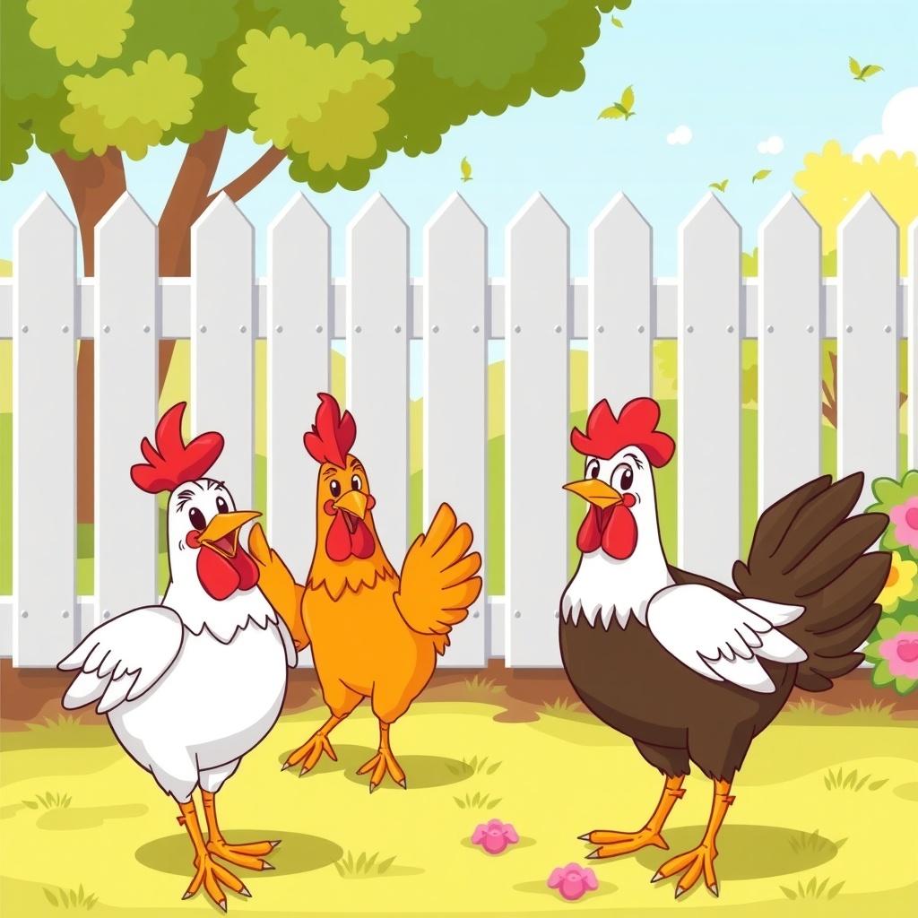 Chicken Make Camaraderie: Wings Across the Fence