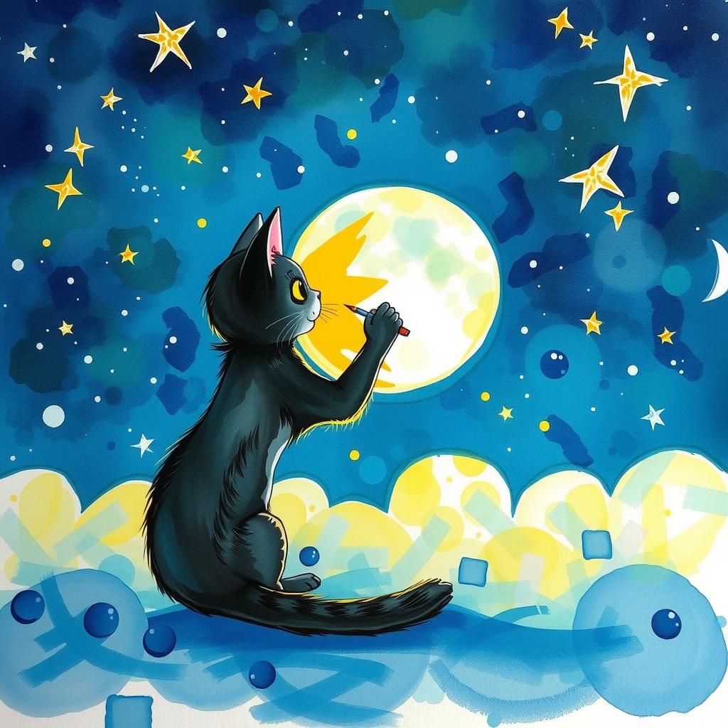 The Cat Who Painted the Moon