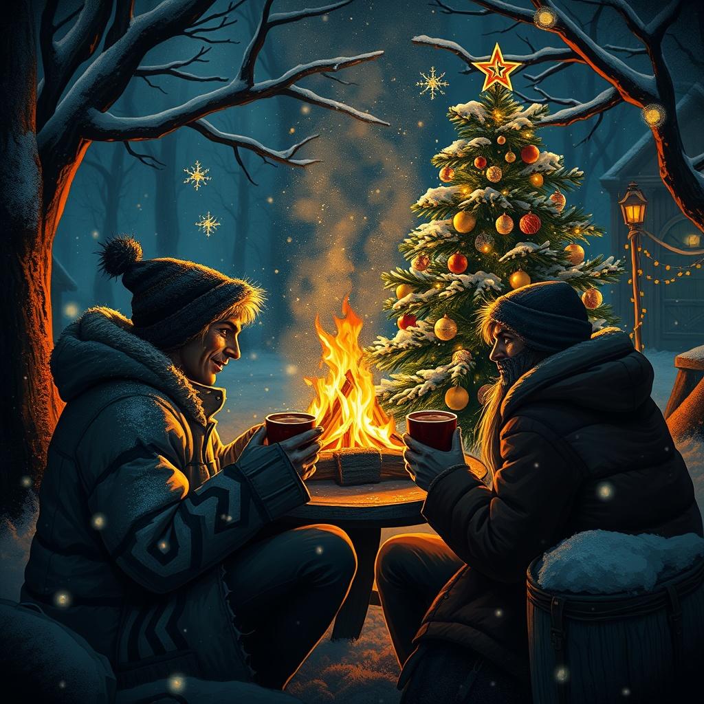 The Christmas Tree Bonfire Romance
