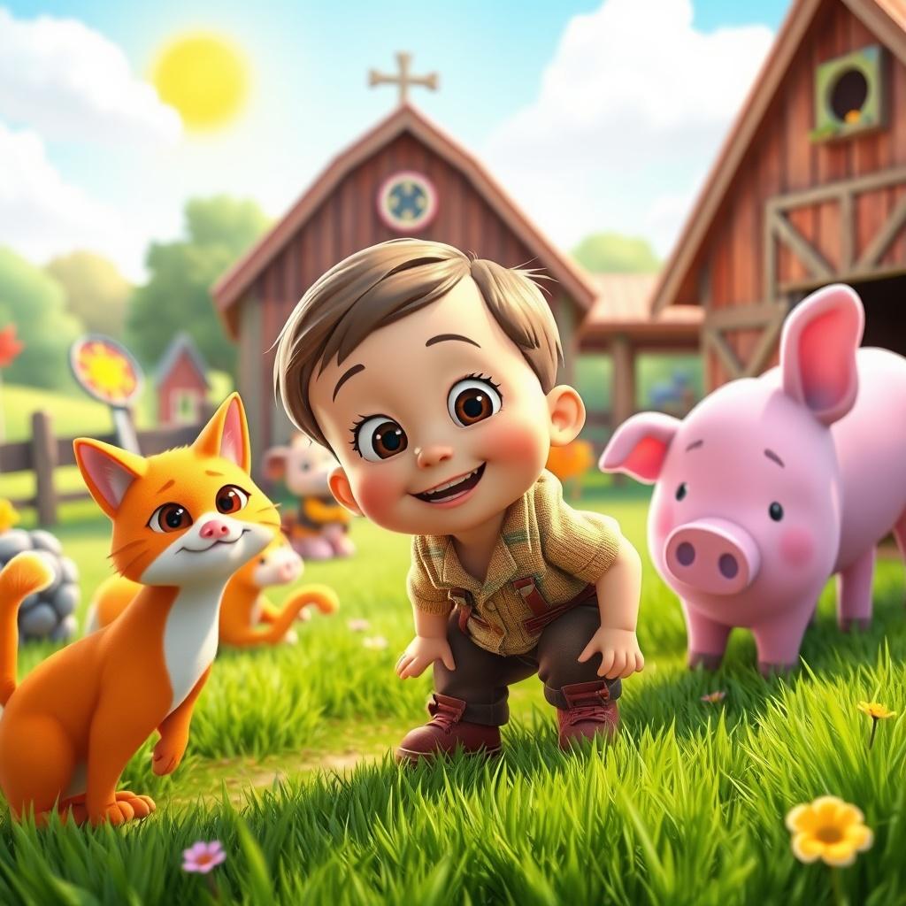 Emmanuel's Colorful Farm Adventure