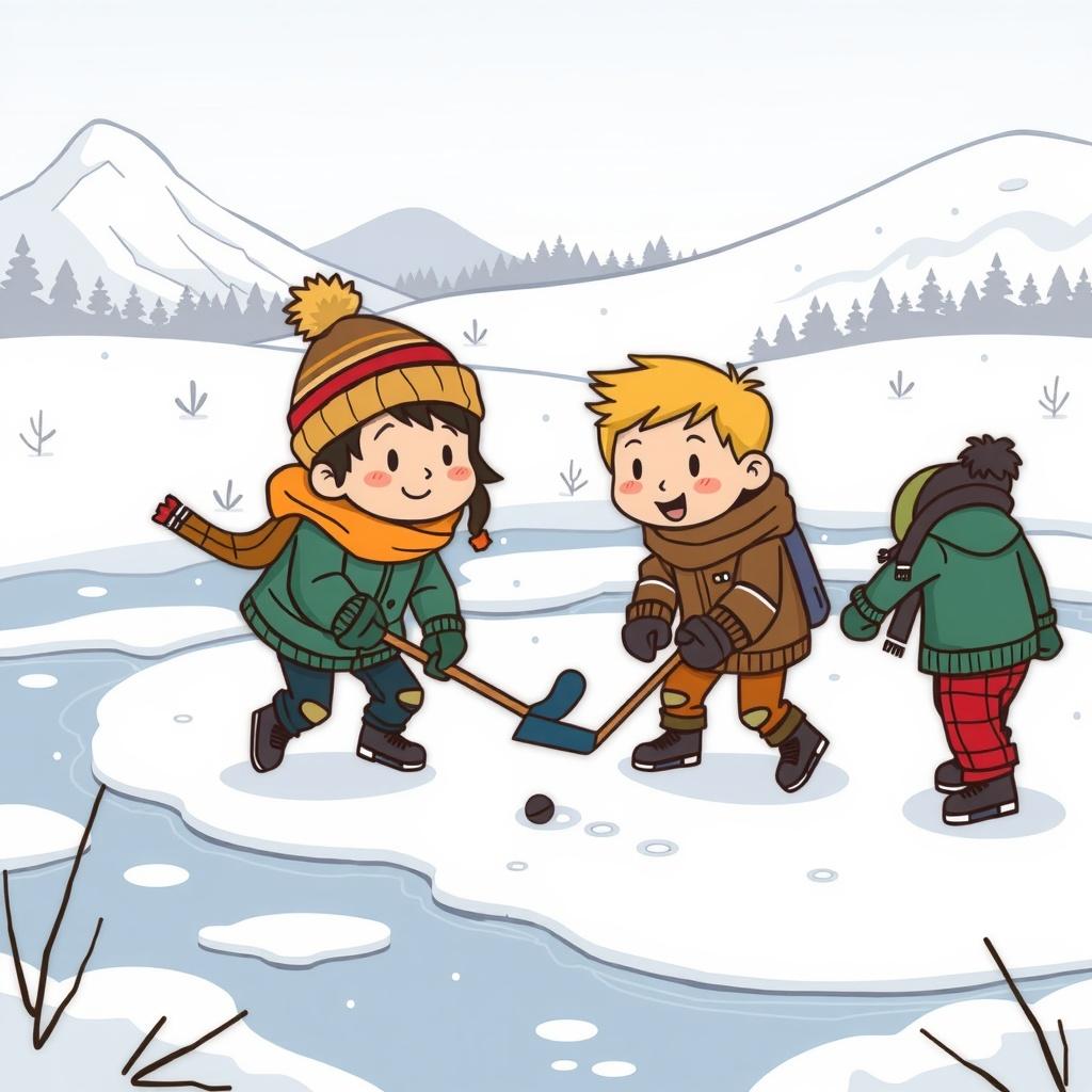 Hockey on the Pond