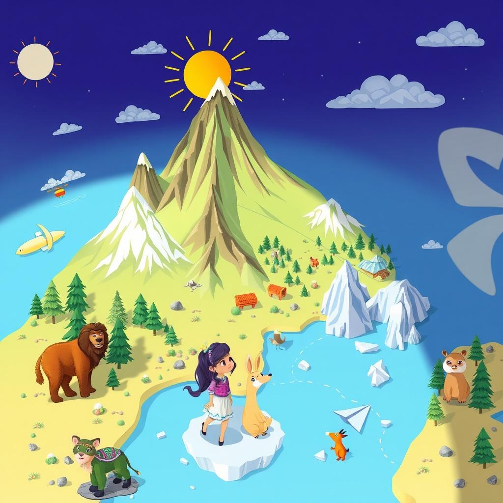 The World Through Lila's Map