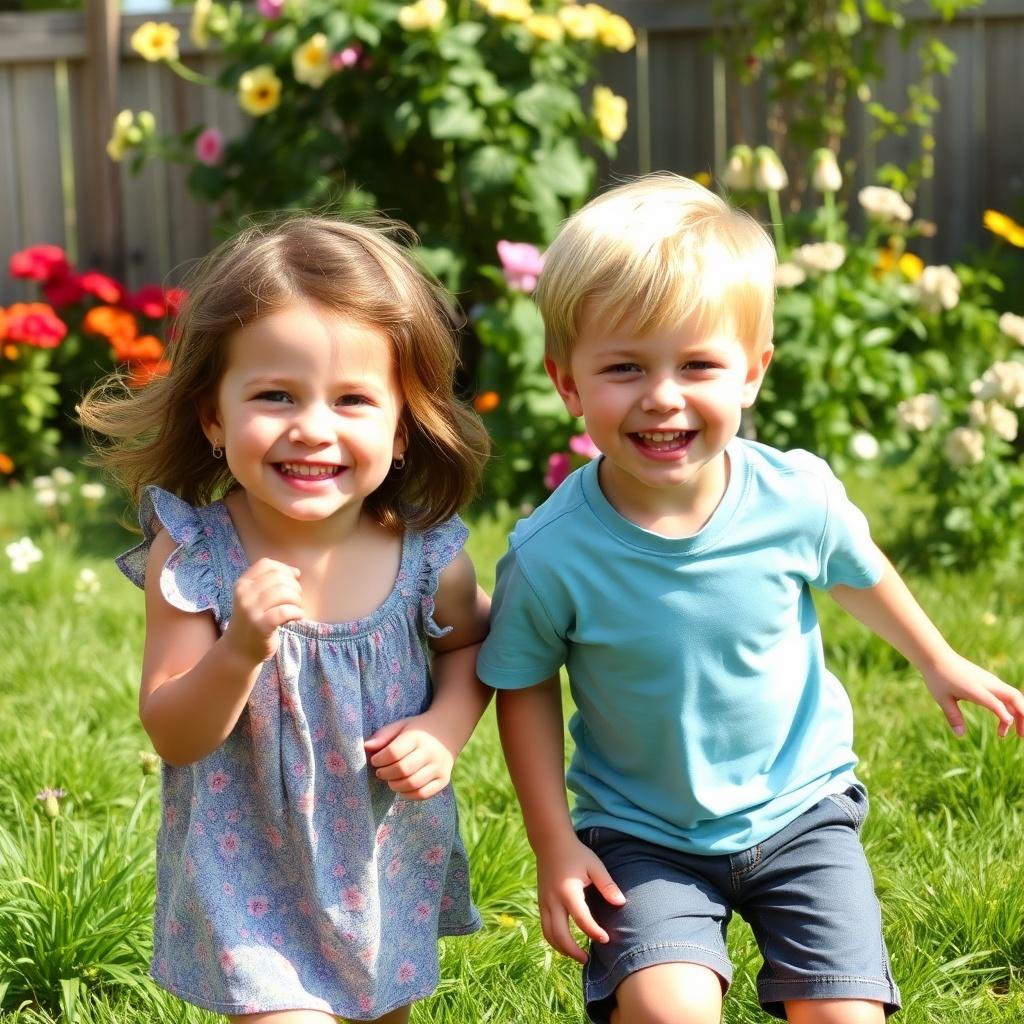Siblings in the Sunshine