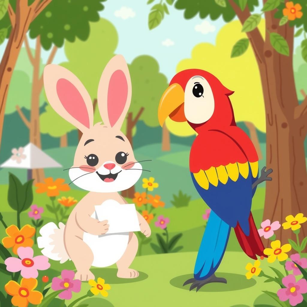 The Rabbit and the Parrot’s Grand Adventure