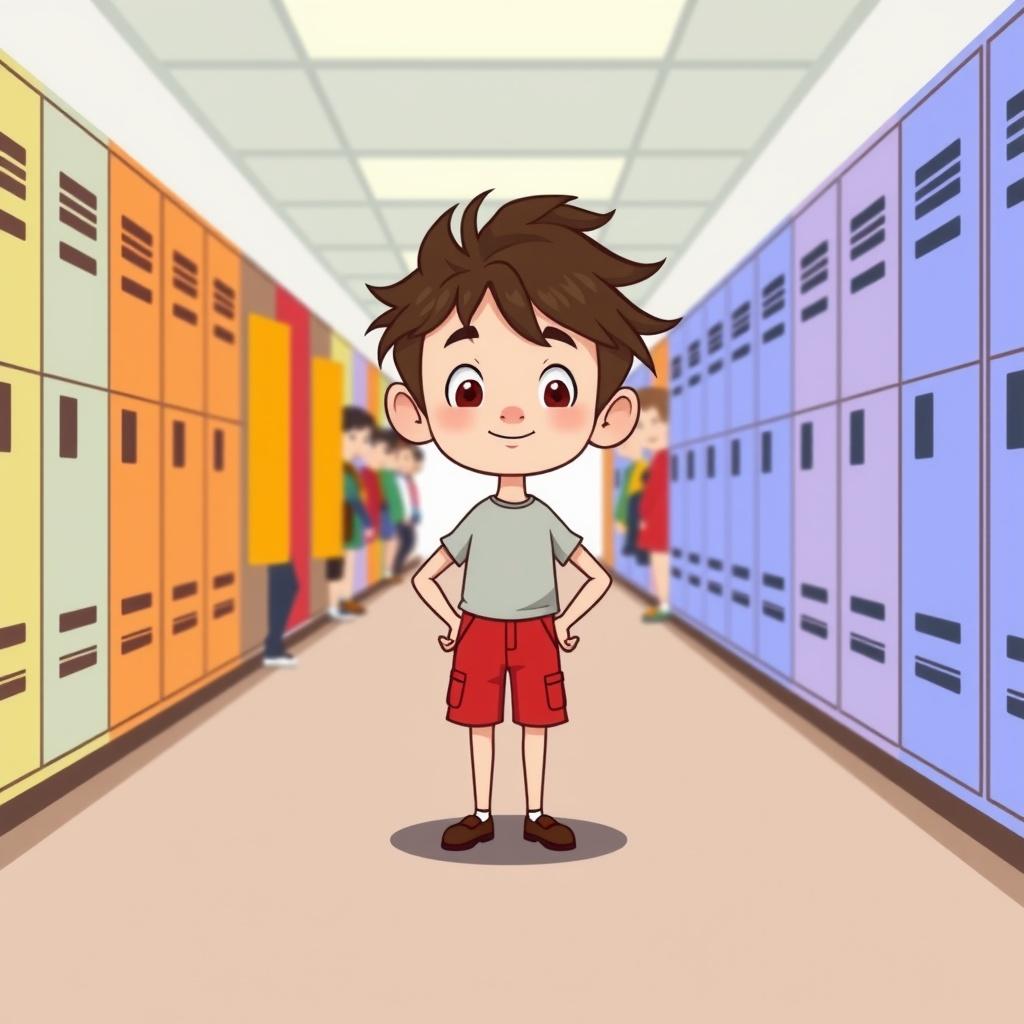 The Boy with Red Pants