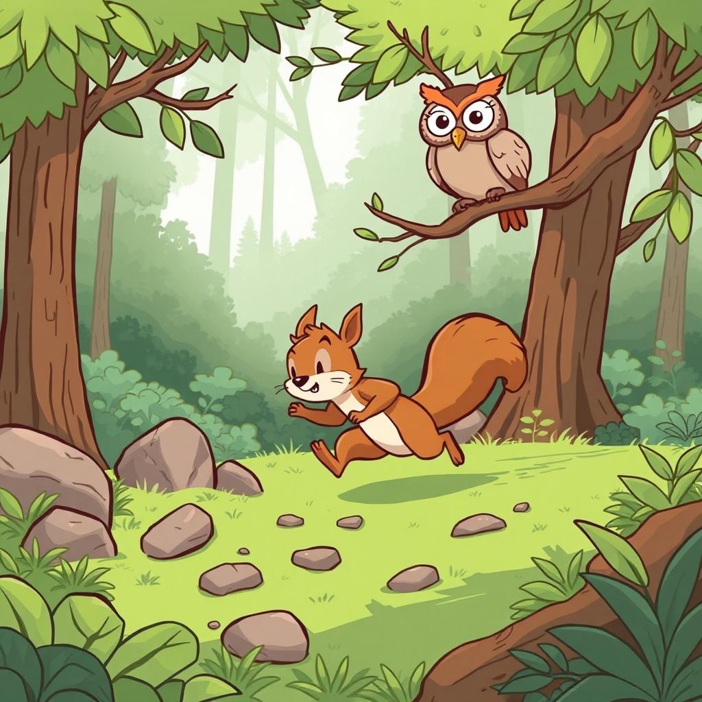 The Brave Little Squirrel
