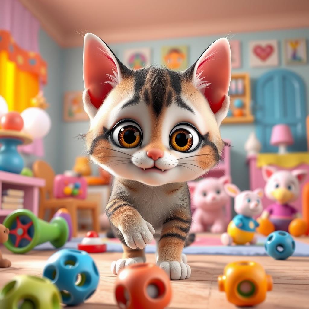Zara and the Mischievous Kitten