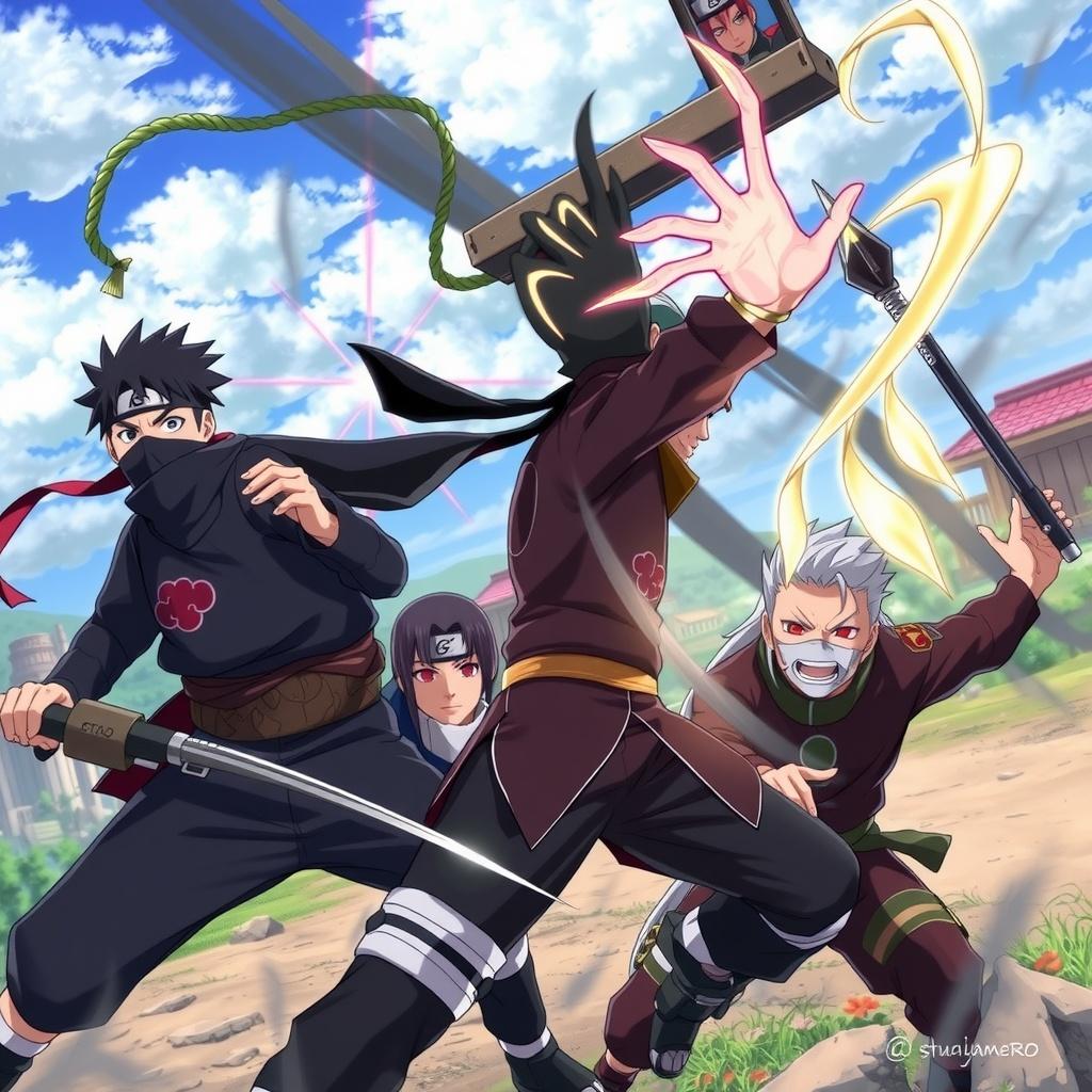 The Rogue Ninja and the Fighters of Konoha