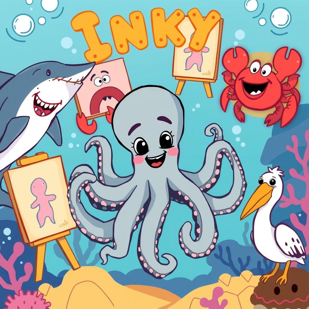 Inky’s Masterpieces Beneath the Waves