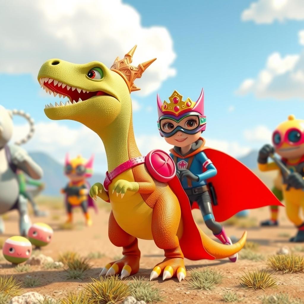 The Princess Dino Squad Saves the Day