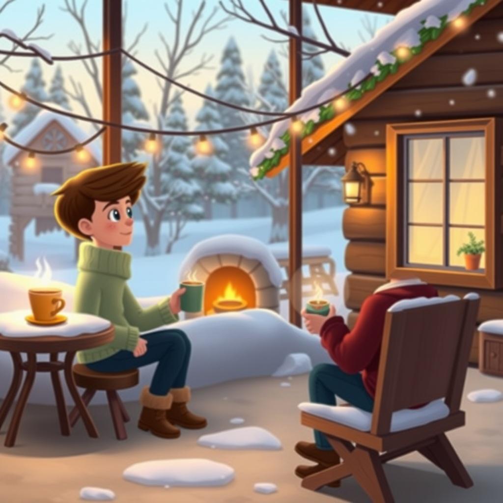 The Christmas Cabin Adventure