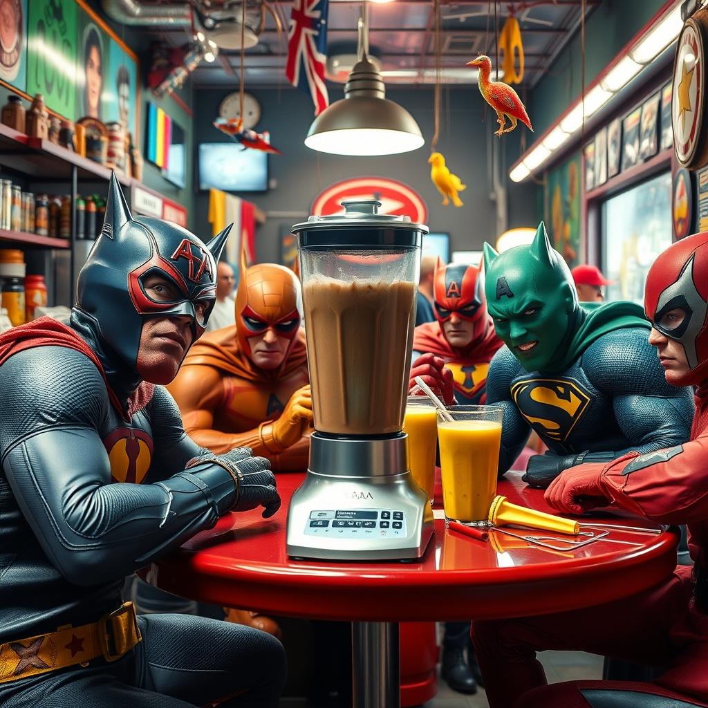 Superhero Café Chaos