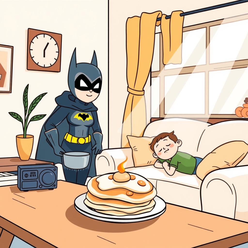 Morning with Batgirl
