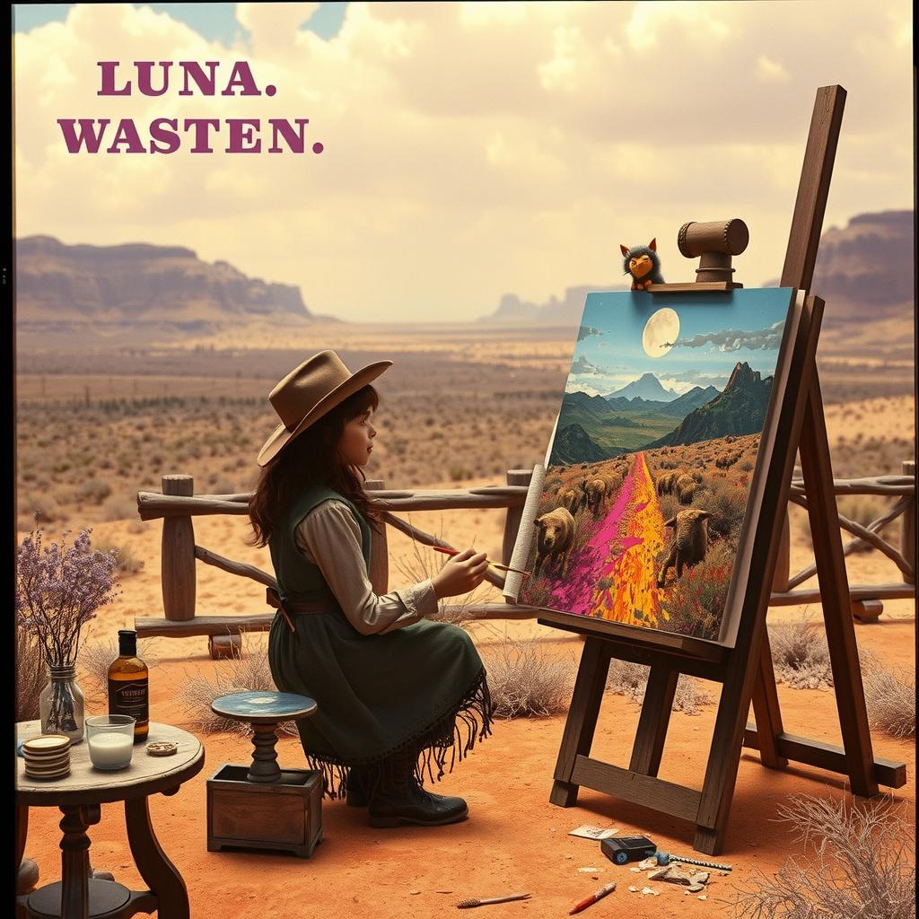 The Adventure of Luna and the Magic Paintbrush