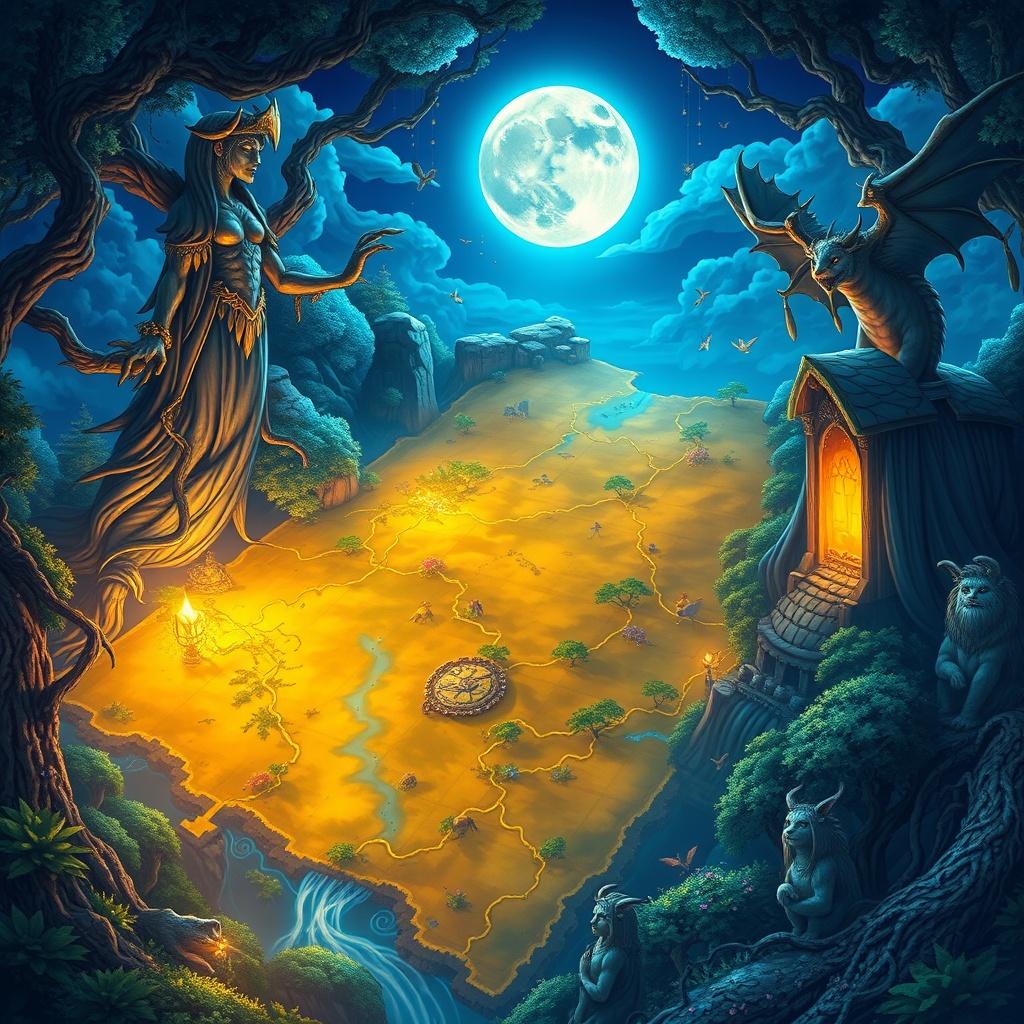 Moonlit Map