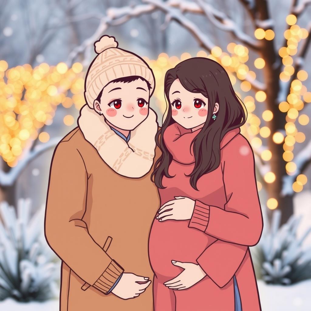 A Love of an Expectant Couple