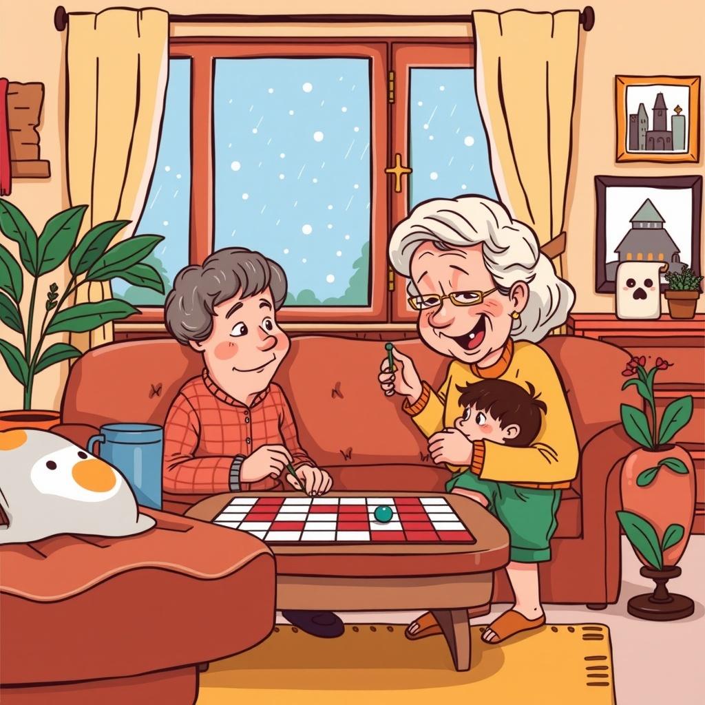Rainy Day with Grandma