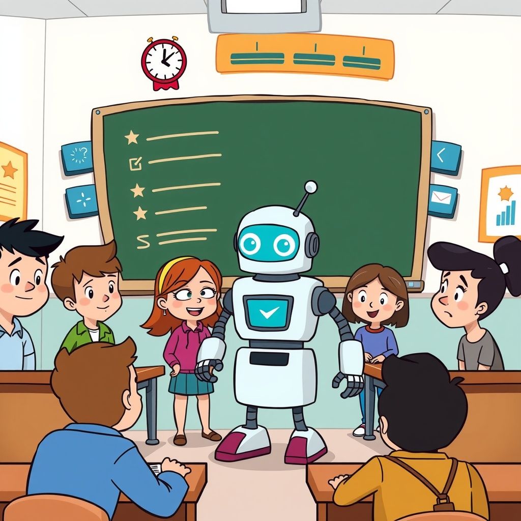 My Teacher Is a Secret Robot