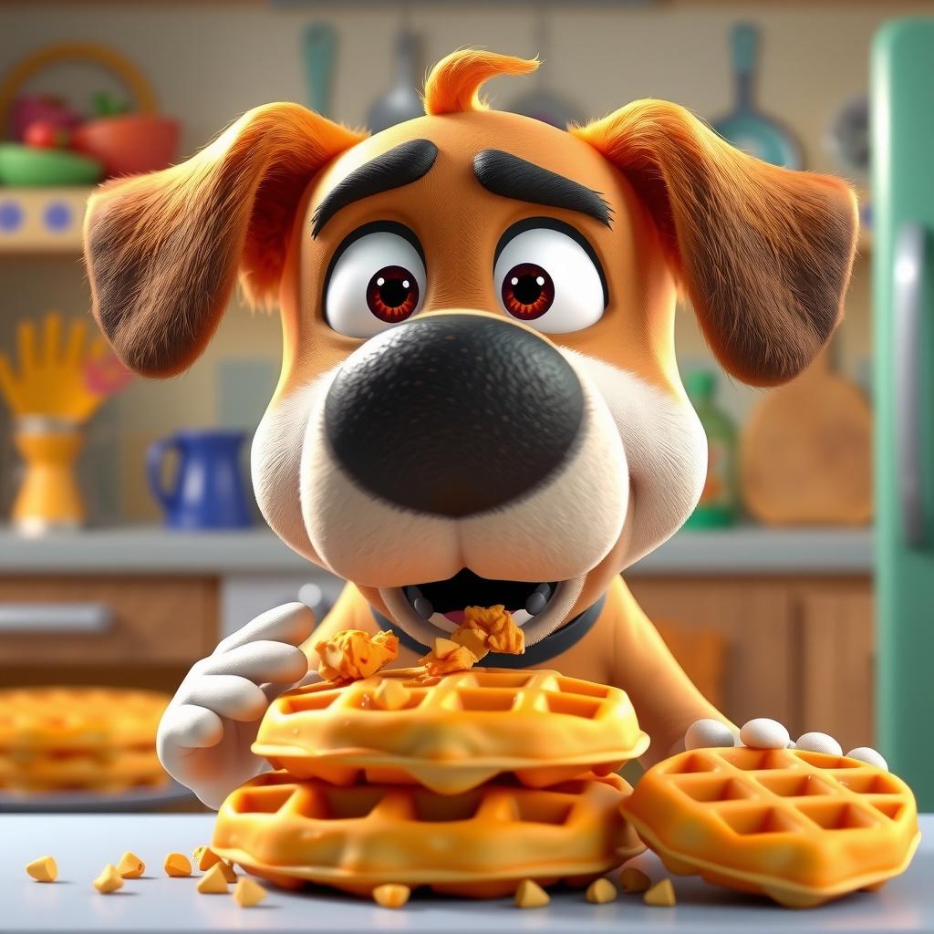 The Waffle Adventure of Max the Dog