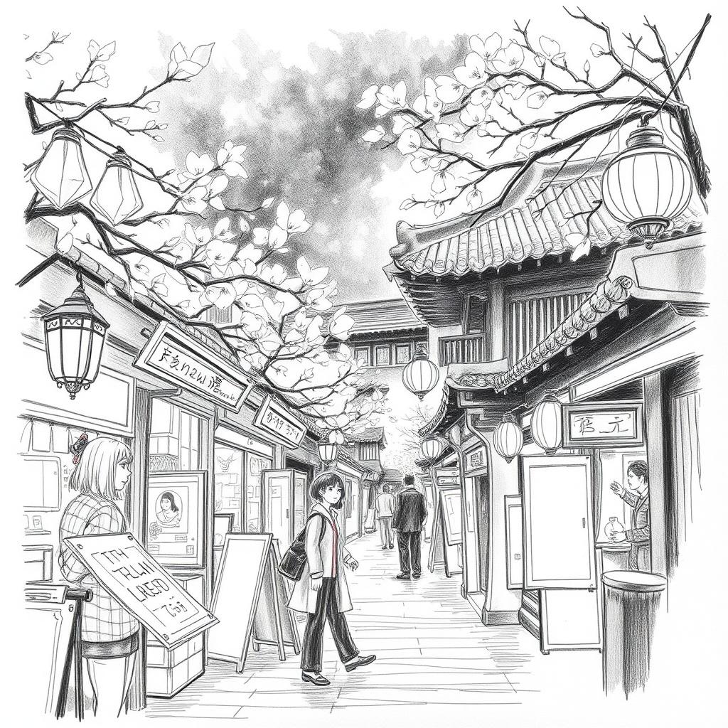 Under the Cherry Blossoms