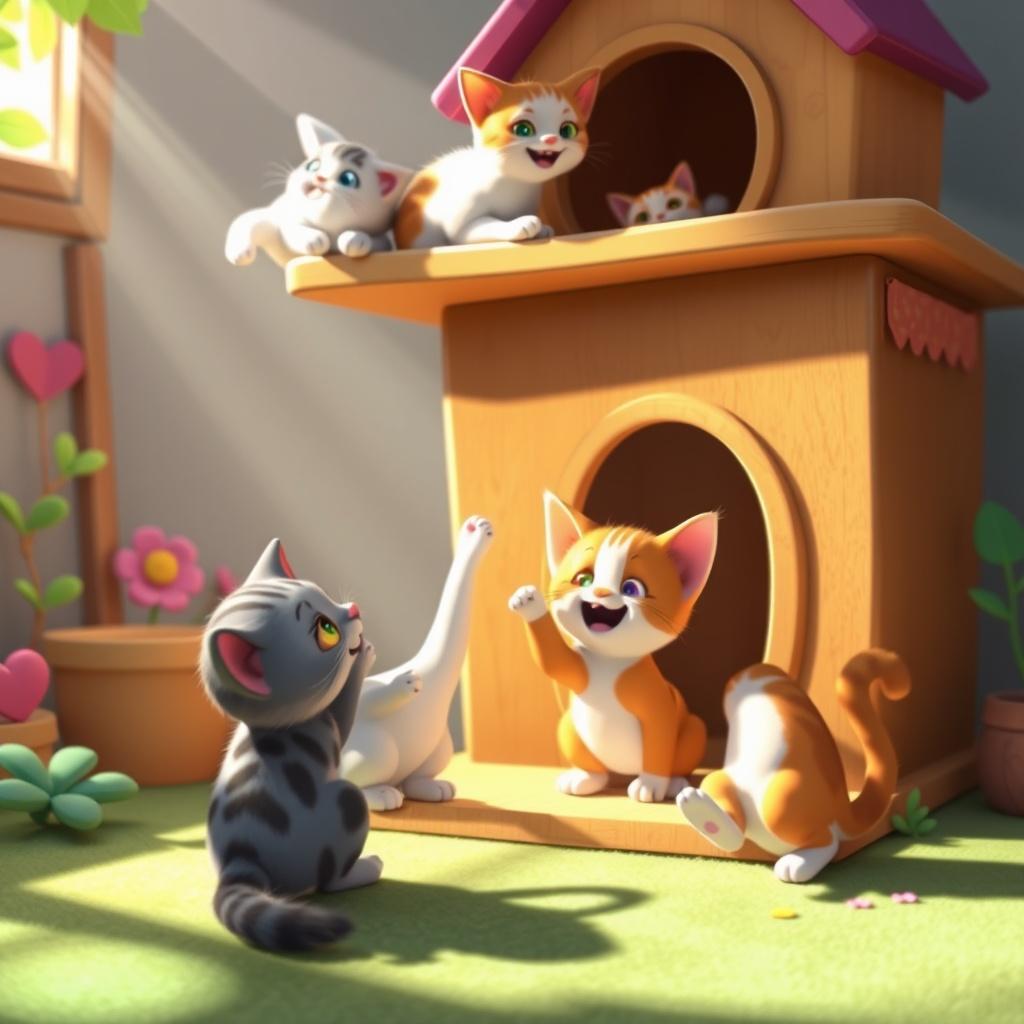 The Playful Day at Alvi Cat Tree