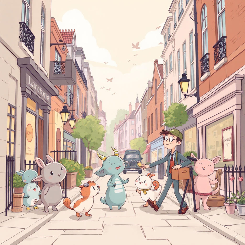 Charlie, the Magical Delivery Man and His Adventures in London