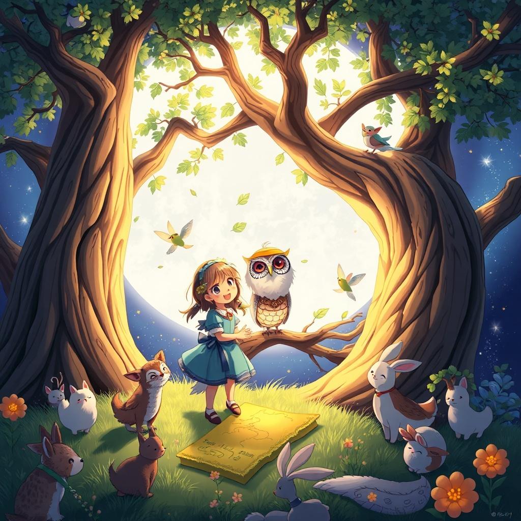 Under the Glow of the Moonlight Tree