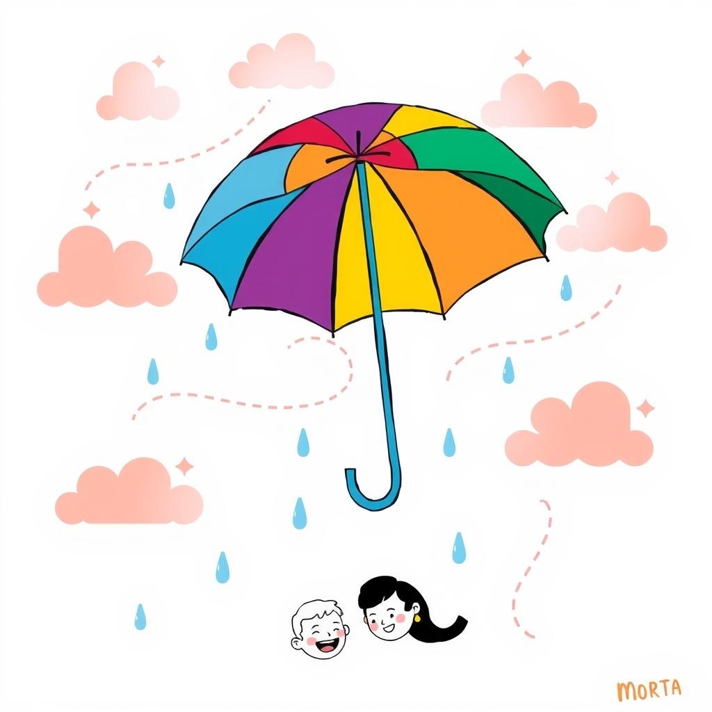The Colorful Umbrella