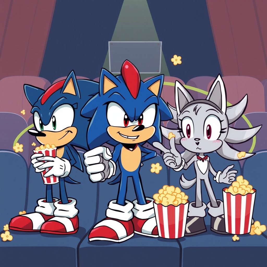 Sonic, Shadow, and Silver’s Movie Night