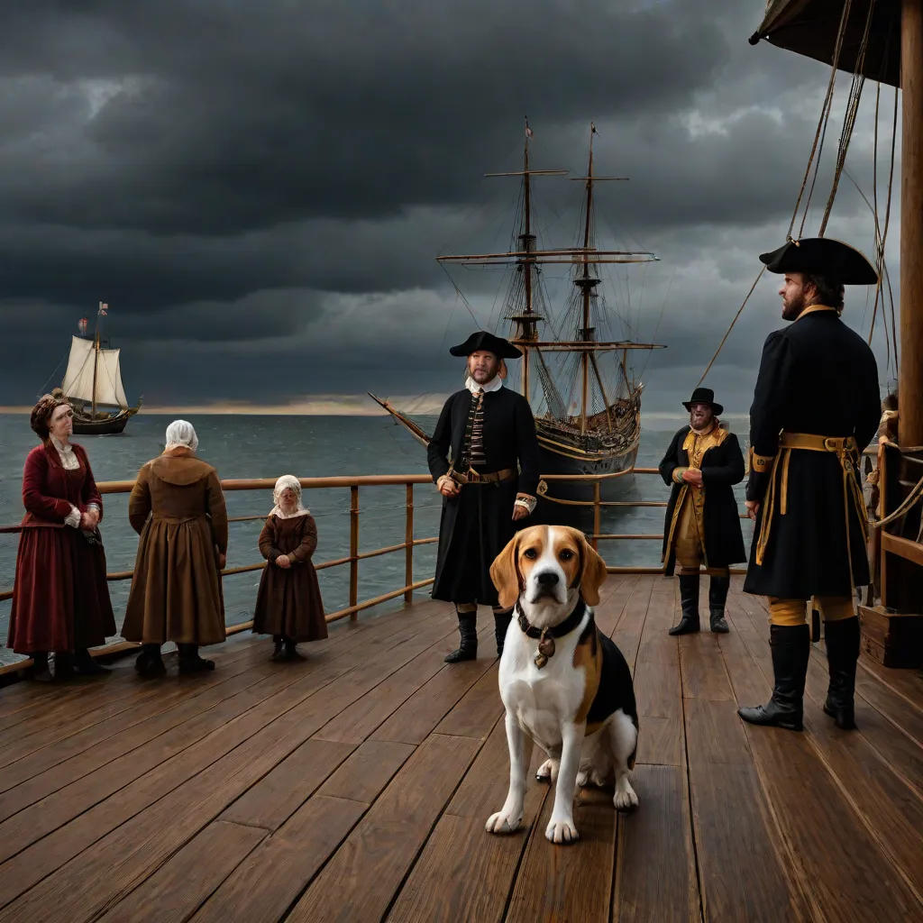 Winston's Journey on the Mayflower