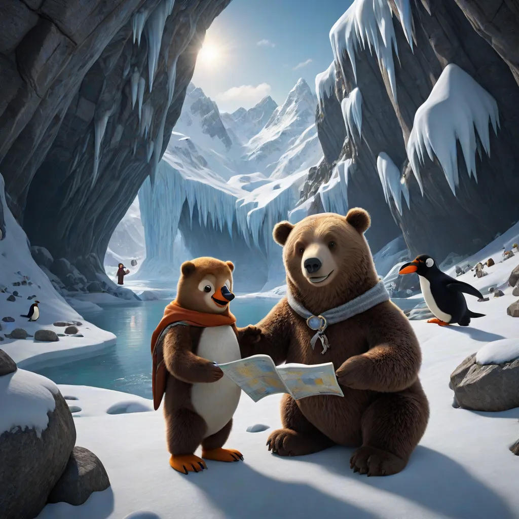 The Bear and the Penguin: A Tale of Friendship