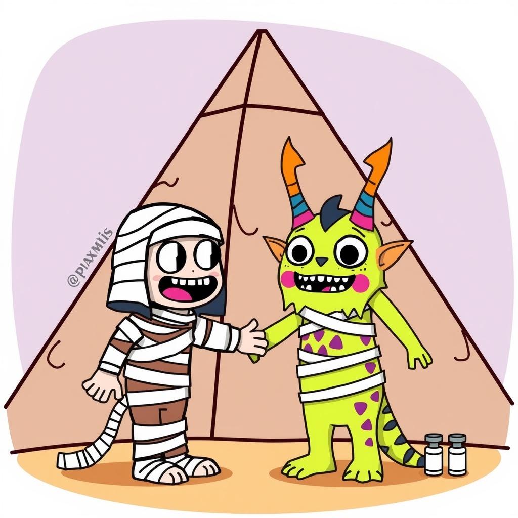 The Mummy and the Monster